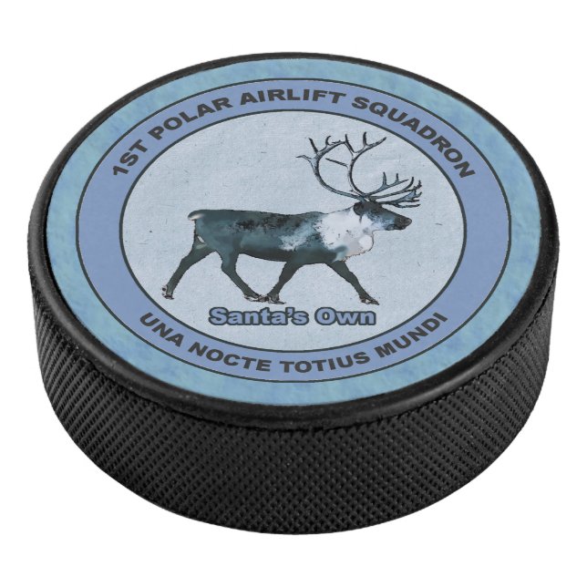 Der 1. Polar Airlift-Sqdn des Weihnachtsmanns - ge Eishockey Puck (3/4)