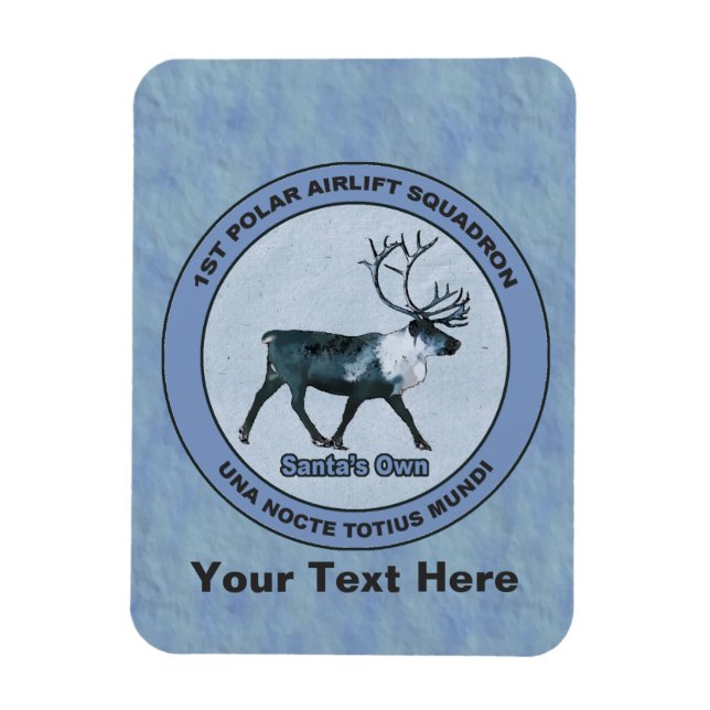 Der 1. Polar Airlift-Sqdn des Weihnachtsmanns - ge Magnet (Vertikal)