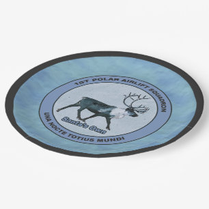 Der 1. Polar Airlift-Sqdn des Weihnachtsmanns - ge Pappteller