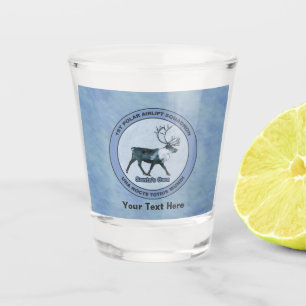 Der 1. Polar Airlift-Sqdn des Weihnachtsmanns - ge Schnapsglas