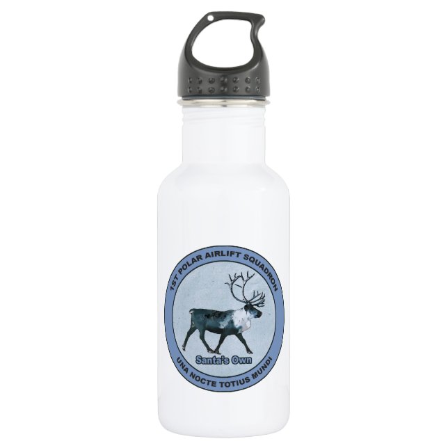 Der 1. Polar Airlift-Sqdn des Weihnachtsmanns - ge Trinkflasche (Vorderseite)