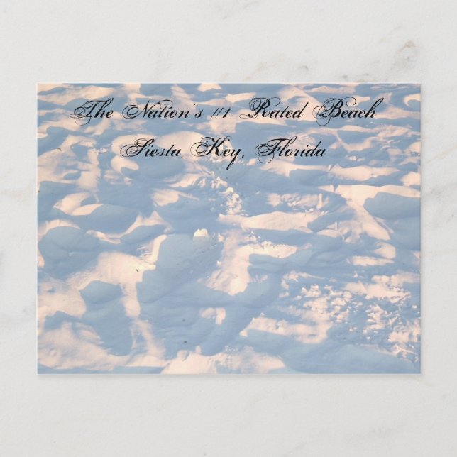 Der 1. Rated Beach in den USA Postkarte (Vorderseite)