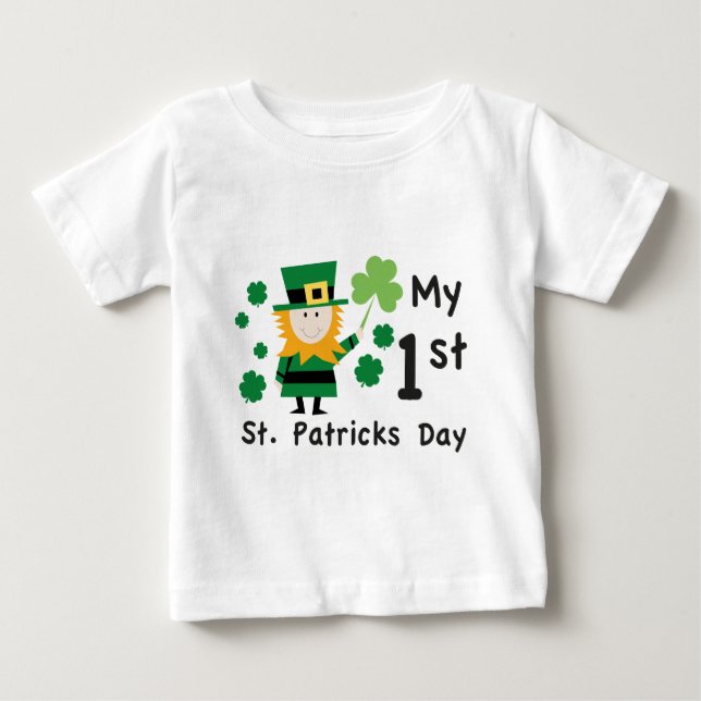 Der 1. St. Patrick's Day Baby T-shirt (Vorderseite)