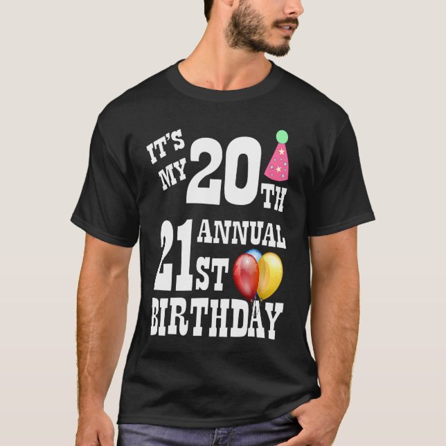 Der 20. Geburtstag T-Shirt (Vorderseite)