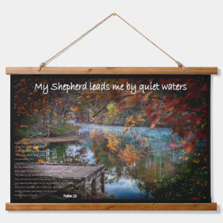 Der 23. Psalm in einem Wandteppich