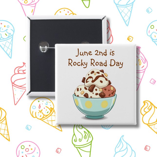 Der 2. Juni ist der National Rocky Road Day | Esse Button (Von Creator hochgeladen)