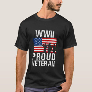 Der 2. Weltkrieg der stolze Zweite Weltkrieg Veter T-Shirt