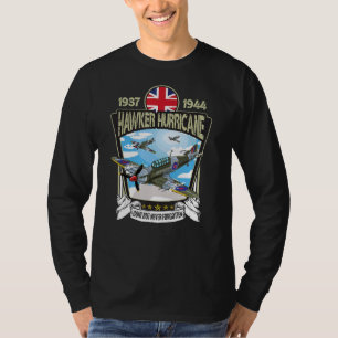 Der 2. Weltkrieg in British Aircraft: Hawker Hurri T-Shirt