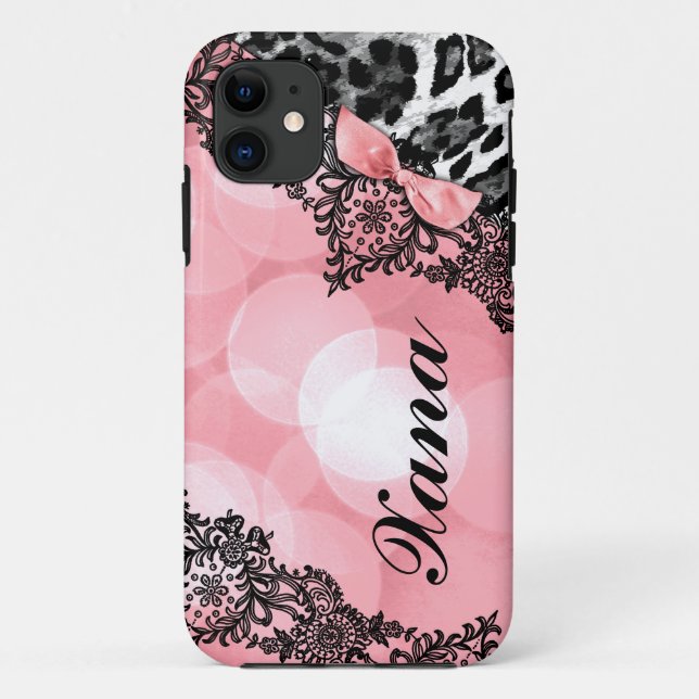 Der 311 Pfirsich-Leopard-Traum im Case-Mate iPhone Hülle (Rückseite)
