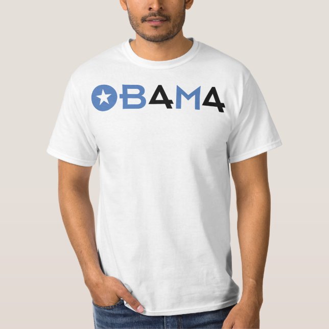 Der 44. Präsident, Barack Obama, schwarzes 44's T-Shirt (Vorderseite)