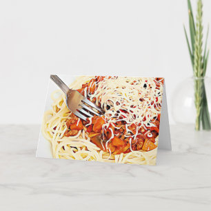 Der 4. Januar ist der Spaghetti-Nationalfeiertag Karte