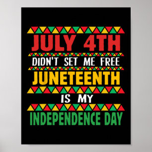 Der 4. Juli hat mir nicht Set, dass der 19. Juni m Poster