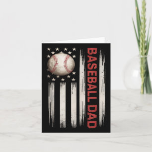 Der 4. Tag der Baseball Vater US-amerikanische Fla Karte