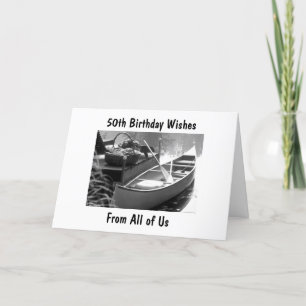 DER "50." GEBURTSTAG WÜNSCHT SICH VON ALLEN UNS KARTE