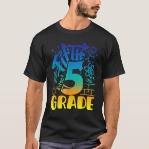 Der 5. Grade Junge am ersten Schultag T-Shirt