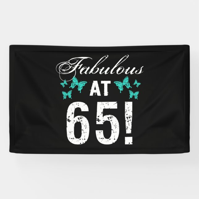Der 65. Geburtstag für sie Banner (Horizontal)