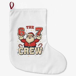 Der 6 7 Crew Lustiger Weihnachtsmann Weihnachten M Großer Weihnachtsstrumpf