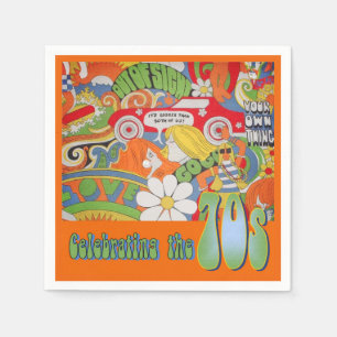 Der 70er Napkin Serviette