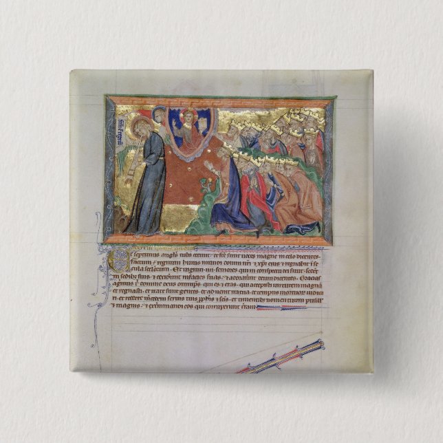 Der 7. Engel, der seine Trompete durchbrennt Button (Vorderseite)