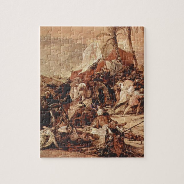 Der 7. Kreuzzug gegen Jerusalem durch Francesco Puzzle (Vertikal)