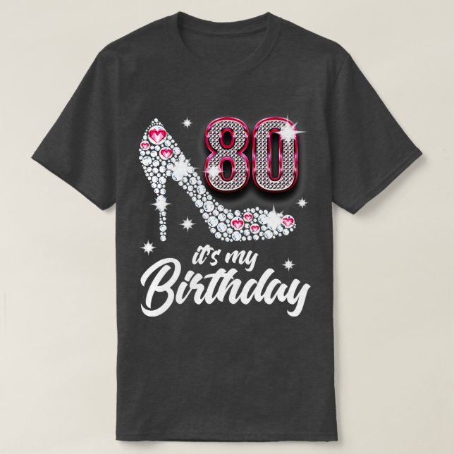 Der 80. Geburtstag T-Shirt (Design vorne)