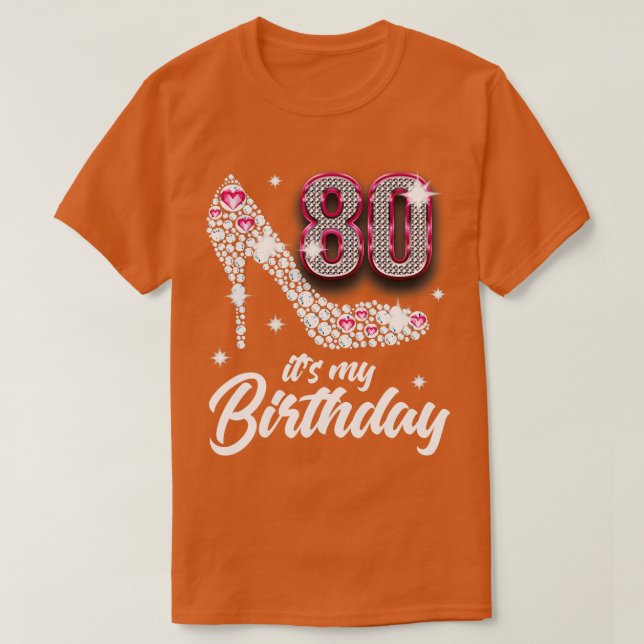 Der 80. Geburtstag T-Shirt (Design vorne)