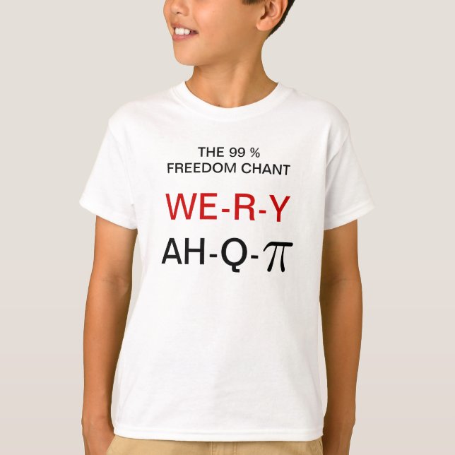 DER 99% FREIHEIT-KANN T-Shirt (Vorderseite)
