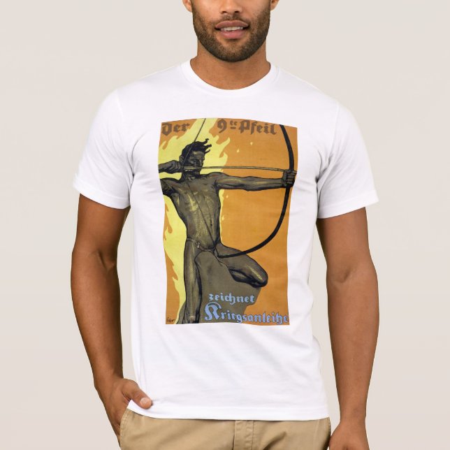 Der 9te Pfeil - Das Deutsche Weltkrieg-I-Poster T-Shirt (Vorderseite)