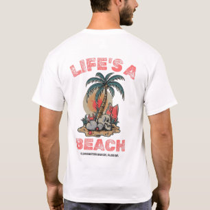 Der A Beach von Salty AF T-Shirt