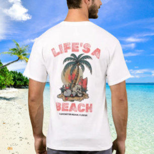 Der A Beach von Salty AF T-Shirt