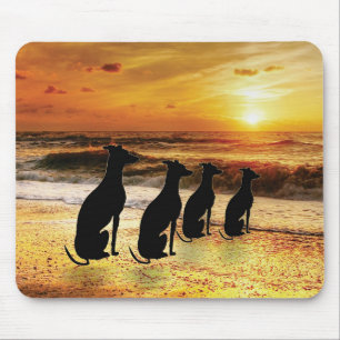 Der Abend am Strand Mousepad