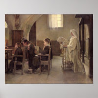 Der Abend der Ersten Kommunion, vor 1890