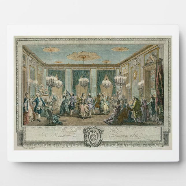 Der Abend Dress Ball im House of Monsieur Vi Fotoplatte (Vorderseite)