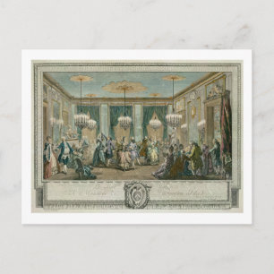 Der Abend Dress Ball im House of Monsieur Vi Postkarte