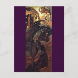 Der Abend Star - Art Nouveau Postkarte