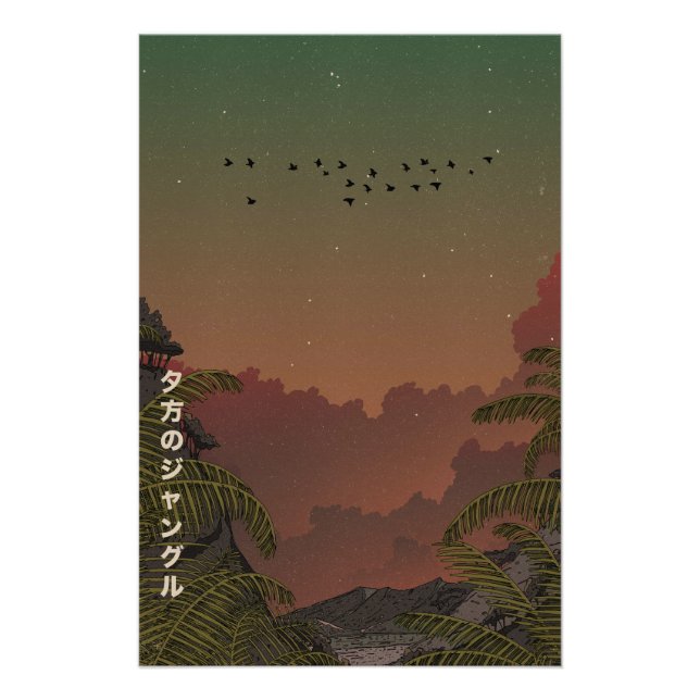 Der Abenddschungel Poster (Vorderseite)