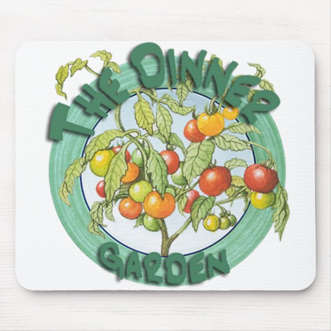 Der Abendessen-Garten Mousepad (Vorne)