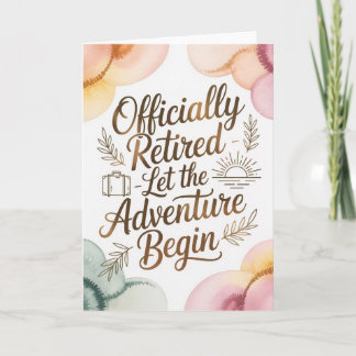 Der Abenteuerbeginn im Ruhestand Karte