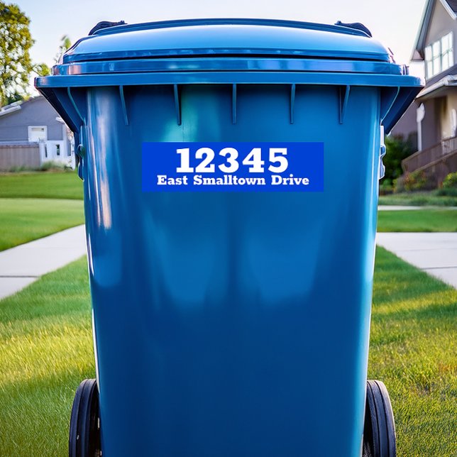 Der Abfalleimer kann wasserdicht sein. Autoaufkleber (Custom Trash Can Label Decal Garbage Bin Address Sticker)