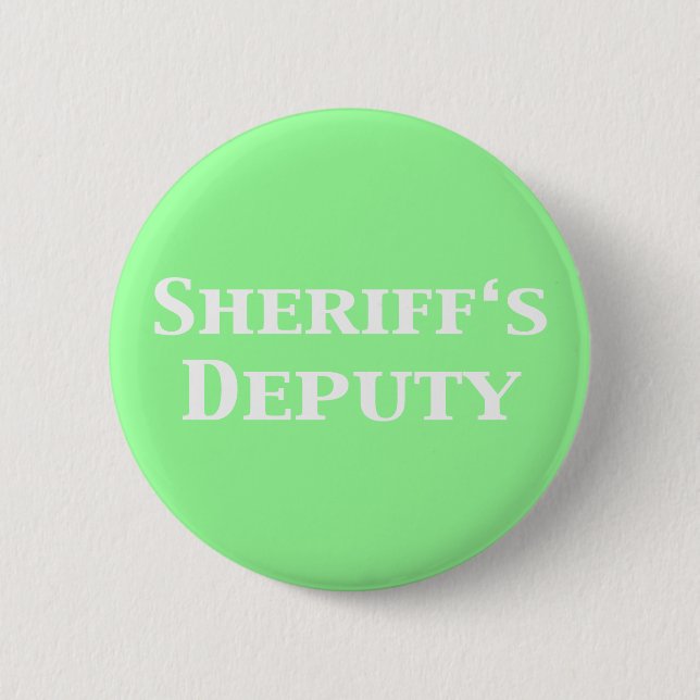 Der Abgeordnete des Sheriffs Geschenke Button (Vorderseite)