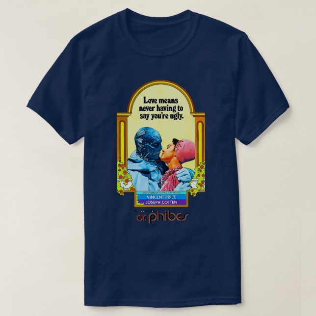 Der abscheuliche Dr. Phibes Poster T-Shirt (Design vorne)