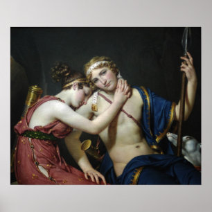 Der Abschied von Telemachus und von Eucharis Poster