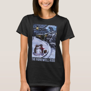 Der Abschiedskuss Gemälde von Alfred Fox T-Shirt