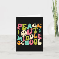 Der Abschluss der Mittelschule am letzten Tag des