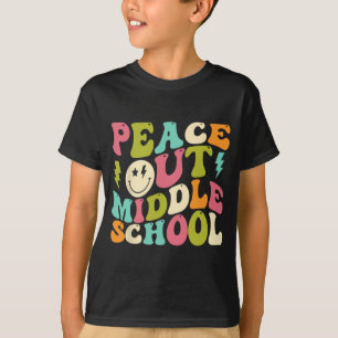 Der Abschluss der Mittelschule am letzten Tag des T-Shirt