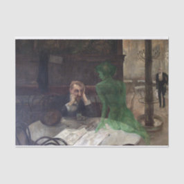 Der Absinthe Drinker Seidenpapier