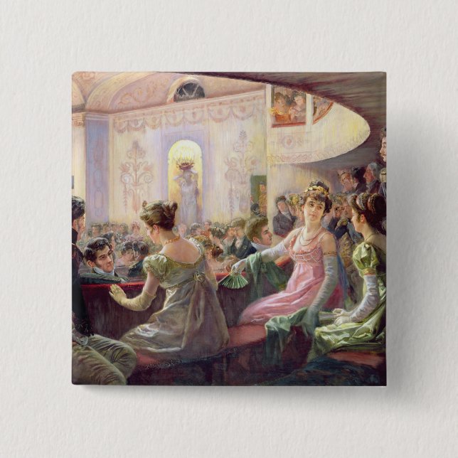 Der Abstand am Theater Button (Vorderseite)