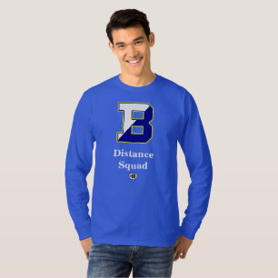 Der Abstands-Gruppen-lange Hülse T der Männer T-Shirt