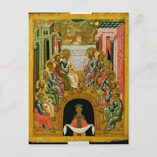 Der Abstieg des Heiligen Geistes Postkarte (Vorderseite)