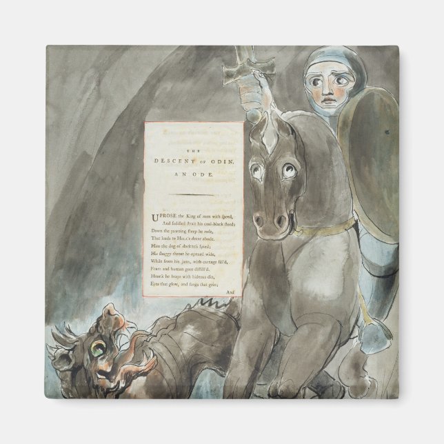 Der Abstieg Odins, einer Ode, von den "Gedichten d Magnet (Vorne)